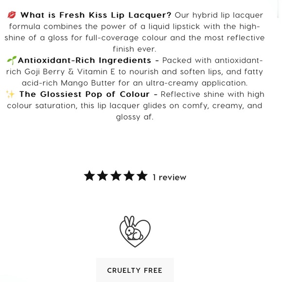 Colourpop Fresh Kiss Lip Lacquer - Picture 9 of 9